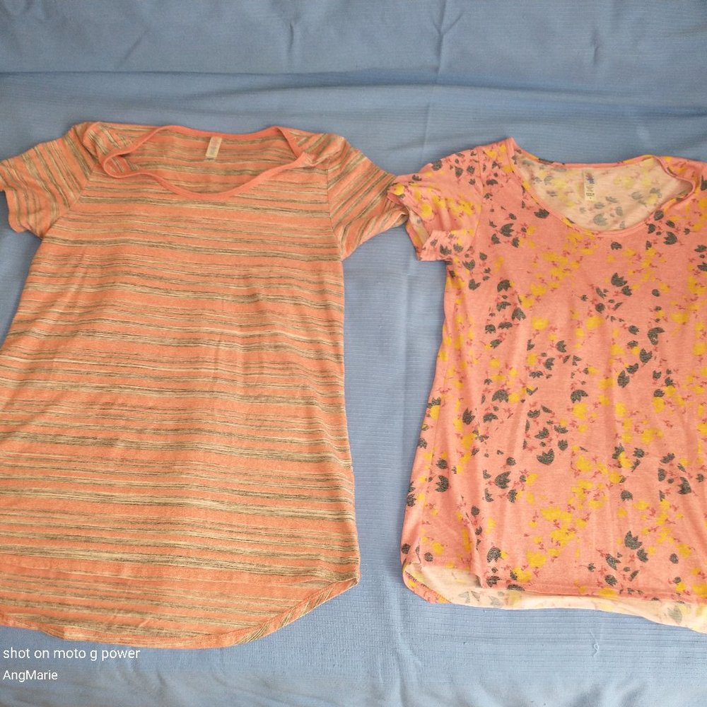 LuLaRoe LOT of two T-shirts EUC - Perfect +Classic